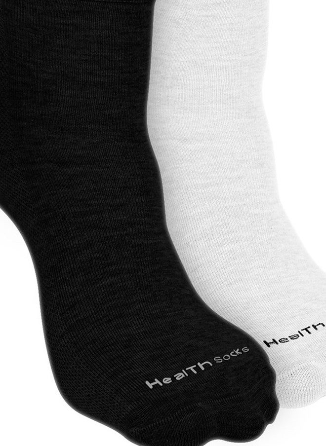 FOOTPRINTS Health Socks Men 2 Pairs Seamless Organic Cotton Ankle-Length Bamboo Socks - Image 5